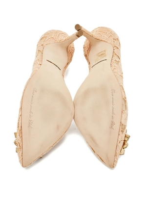 Dolce & Gabbana Pre-Owned crystal-embellishment pumps - Neutrals