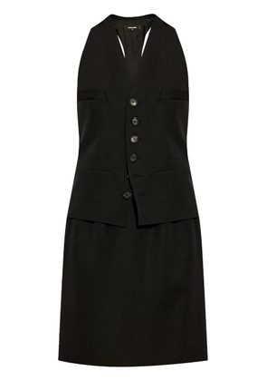 DSQUARED2 V-neck wool dress - Black