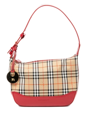 Burberry Pre-Owned check-pattern shoulder bag - Neutrals