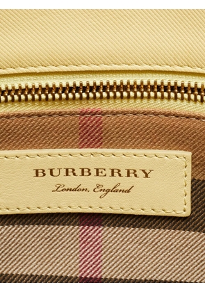 Burberry Pre-Owned buckle leather tote bag - Yellow