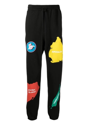 Buscemi New York district-print track pants - Black