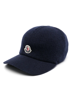 Moncler knit baseball cap - Blue