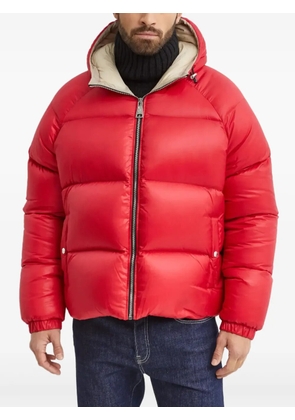 Khrisjoy hooded zip puffer jacket - Red