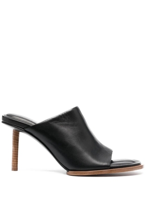 Jacquemus 90mm Les Mules Rond Carré sandals - Black