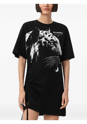 AllSaints graphic mini dress - Black