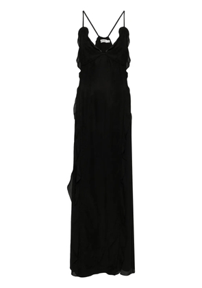 Simkhai Emily ruffled maxi dress - Black