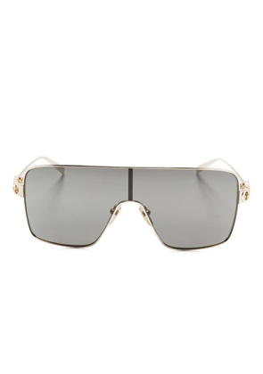 Gucci Eyewear logo-detail sunglasses - Gold