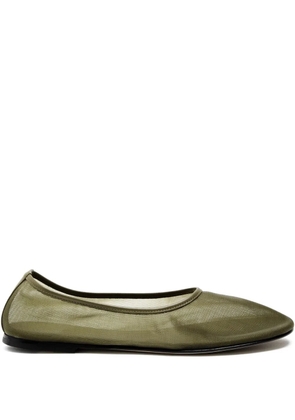 Dear Frances Balla mesh ballet flats - Green