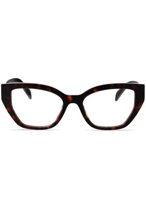 Prada Eyewear cat-eye glasses - Brown