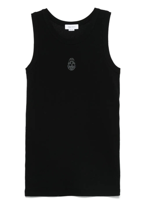 Alexander McQueen Skull-embroidered tank top - Black