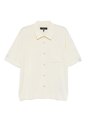 rag & bone knit polo shirt - White