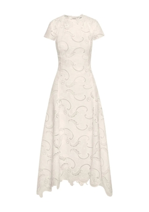 Oscar de la Renta guipure lace dress - White