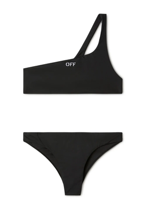 Off-White logo-stamp bikini - Black