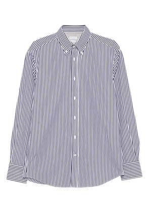 Brunello Cucinelli striped long-sleeve shirt - Blue