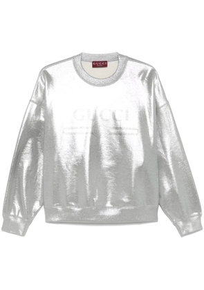 Gucci lamé sweatshirt - Silver
