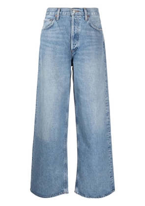 AGOLDE high-rise straight-leg jeans - Blue