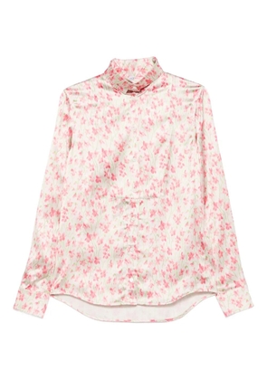 LOEWE floral-print shirt - White