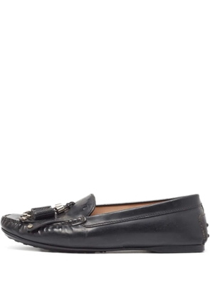 Tod's Pre-owned tassel-embellished loafers - Black