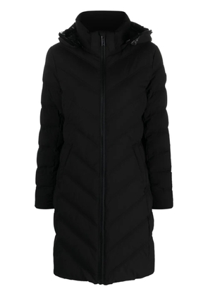 Michael Michael Kors chevron-quilted hooded jacket - Black