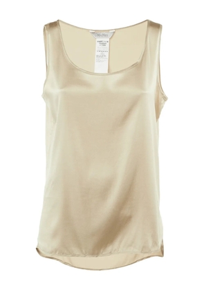 Max Mara satin tank top - Neutrals