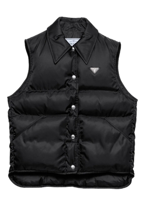 Prada Re-Nylon down vest - Black