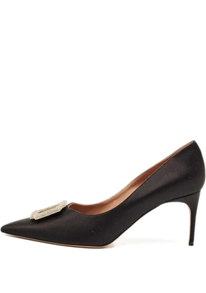 Malone Souliers Monroe satin pumps - Black