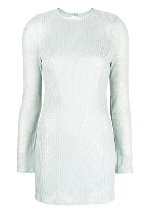 ROTATE BIRGER CHRISTENSEN sequin-embellished open-back minidress - Blue