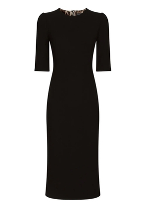 Dolce & Gabbana wool midi dress - Black