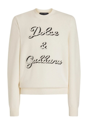 Dolce & Gabbana logo sweater - Neutrals
