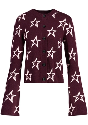 Perfect Moment Chalet cardigan - Red