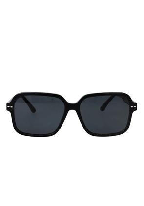 Isabel Marant Eyewear embellished-geometric sunglasses - Black