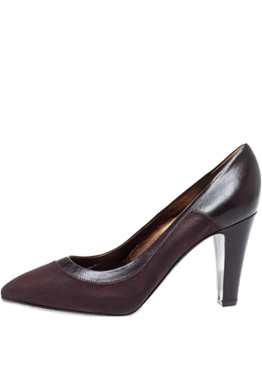 Sergio Rossi Vintage 2024 leather suede pumps - Brown