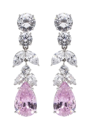 Fantasia by Deserio pear-drop earrings - White