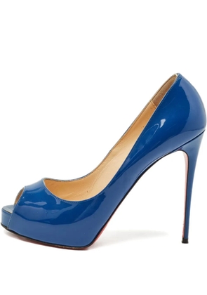 Christian Louboutin Pre-Owned Prive peep-toe pumps - Blue