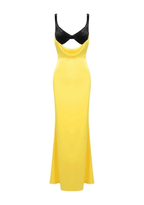 RASARIO cut-out maxi dress - Yellow