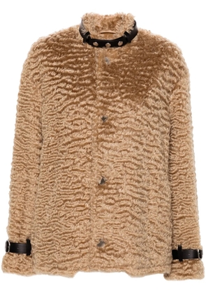 Jil Sander fur jacket - Brown