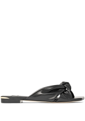 Jimmy Choo Avenue leather sandals - Black
