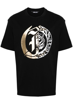 Just Cavalli logo-print cotton T-shirt - Black