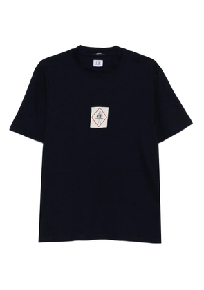 C.P. Company logo-patch cotton T-shirt - Blue
