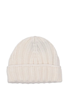 La-Rose ribbed beanie - Neutrals