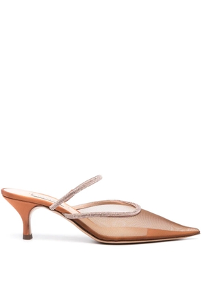 Casadei Scarlet Mimí 50mm mules - Brown