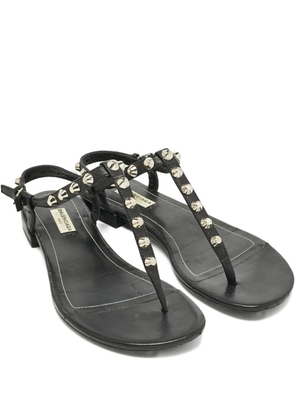 Balenciaga Pre-Owned Arena leather sandals - Black