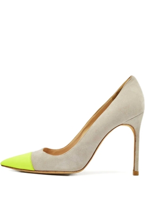 Manolo Blahnik 2024 105mm Bipunta pumps - Grey