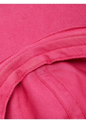 Balenciaga Pre-Owned embroidered-logo cotton cap - Pink