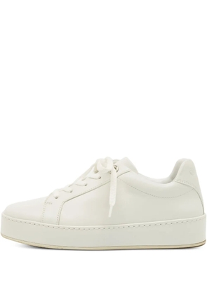 Loro Piana Pre-Owned lace-up leather trainers - White