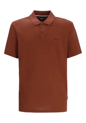 BOSS short-sleeve polo shirt - Brown