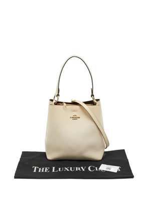 Coach Vintage logo leather bucket bag - Neutrals