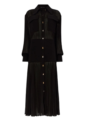 Proenza Schouler plissé-effect shirt dress - Black