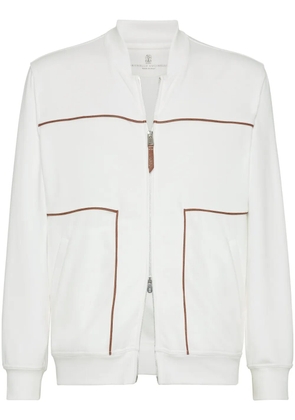 Brunello Cucinelli french terry sweatshirt - White