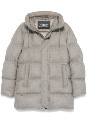 Herno hooded puffer coat - Grey